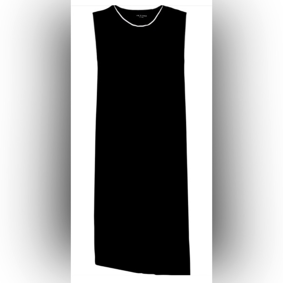 RAG & BONE Silk Black Sporty dress Zip back NWT - Picture 2 of 8